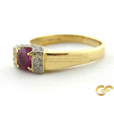 Oval Ruby Ring Oval Ruby Ring